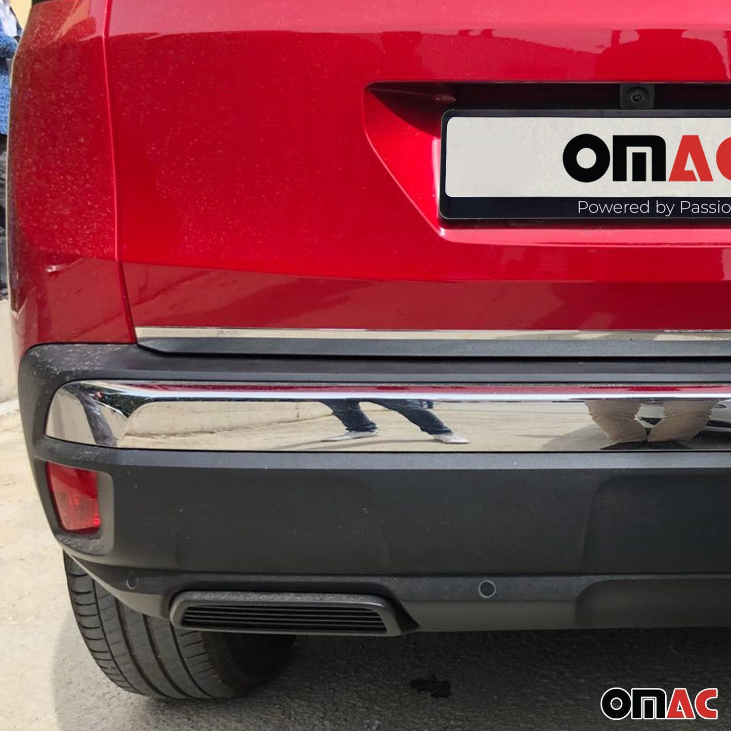 Bandă decorativă portbagaj, bandă decorativă hayon pentru Peugeot 3008 2016-2025, oțel inoxidabil cromat