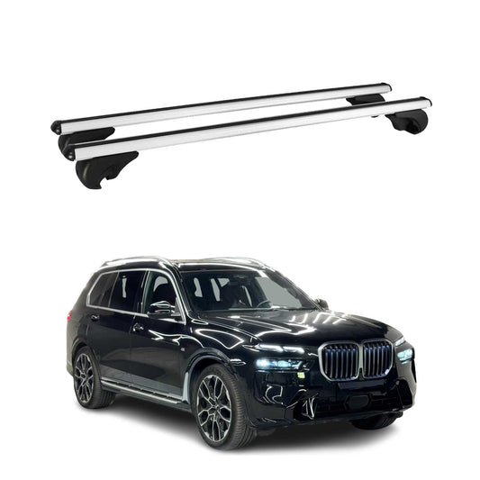 Dachträger Grundtäger für BMW X7 G07 2018-2025 75kg Alu Silber 2tlg