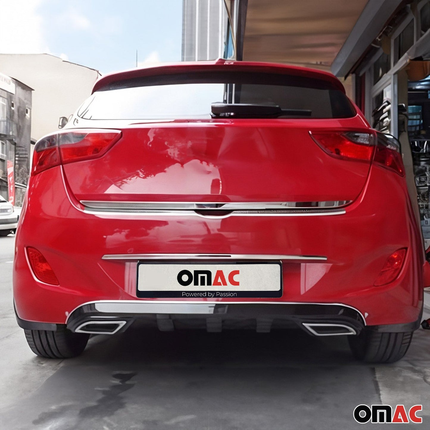 Ornamente prag portbagaj pentru Hyundai i30 2012-2017, oțel inoxidabil cromat