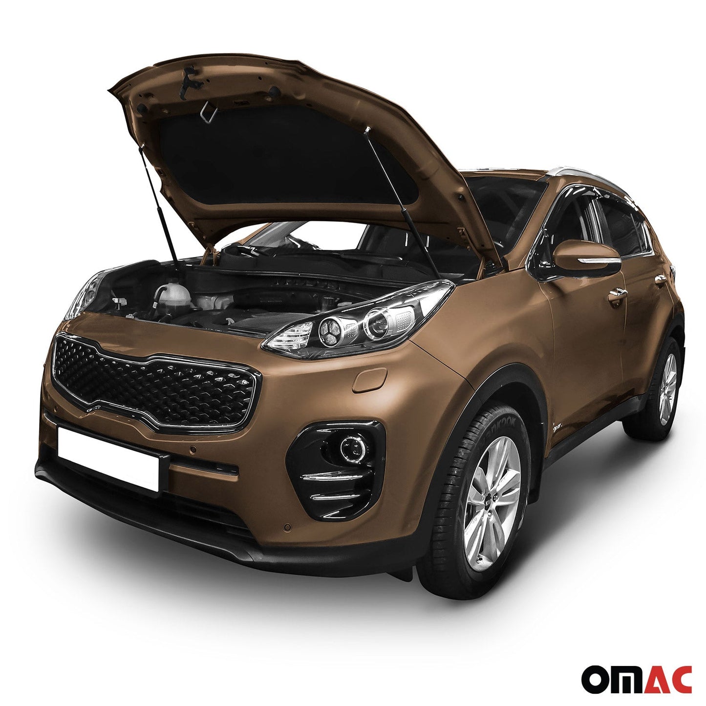 2x Motorhaubendämpfer Gasfeder Dämpfer für Kia Sportage 2016-2024 Stahl