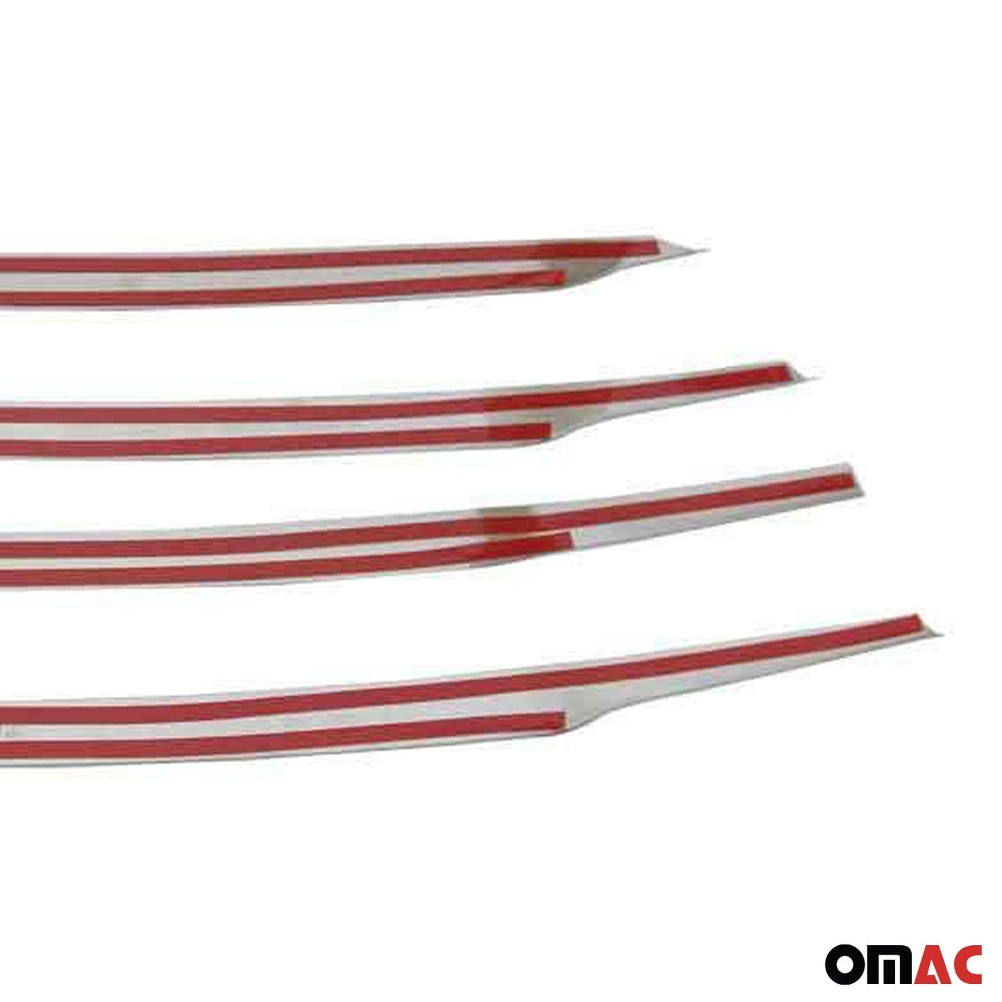 Benzi decorative grilă auto pentru Ford Transit Courier 2014-2018, cromate, 4x