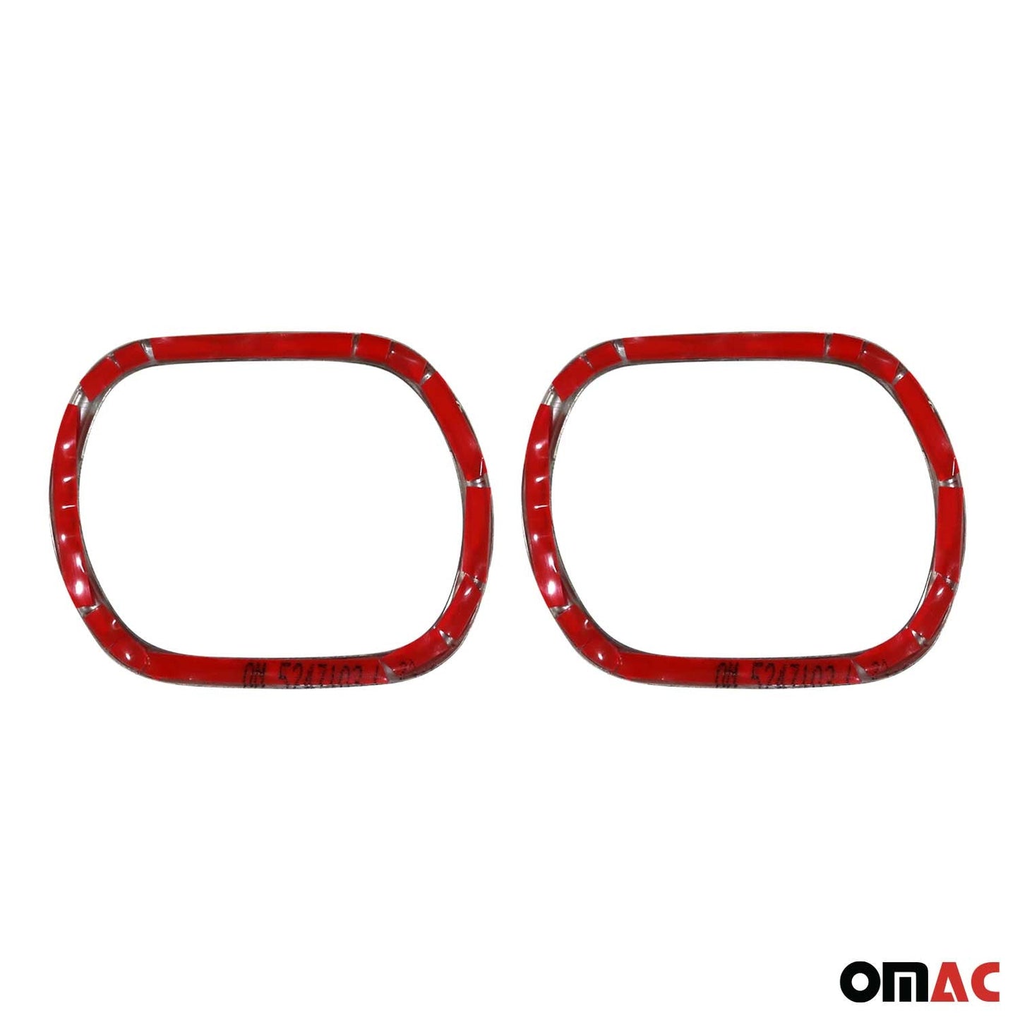 Nebelscheinwerfer Rahmen Umrandung für Opel Corsa F 2020-2025 Edelstahl 2x