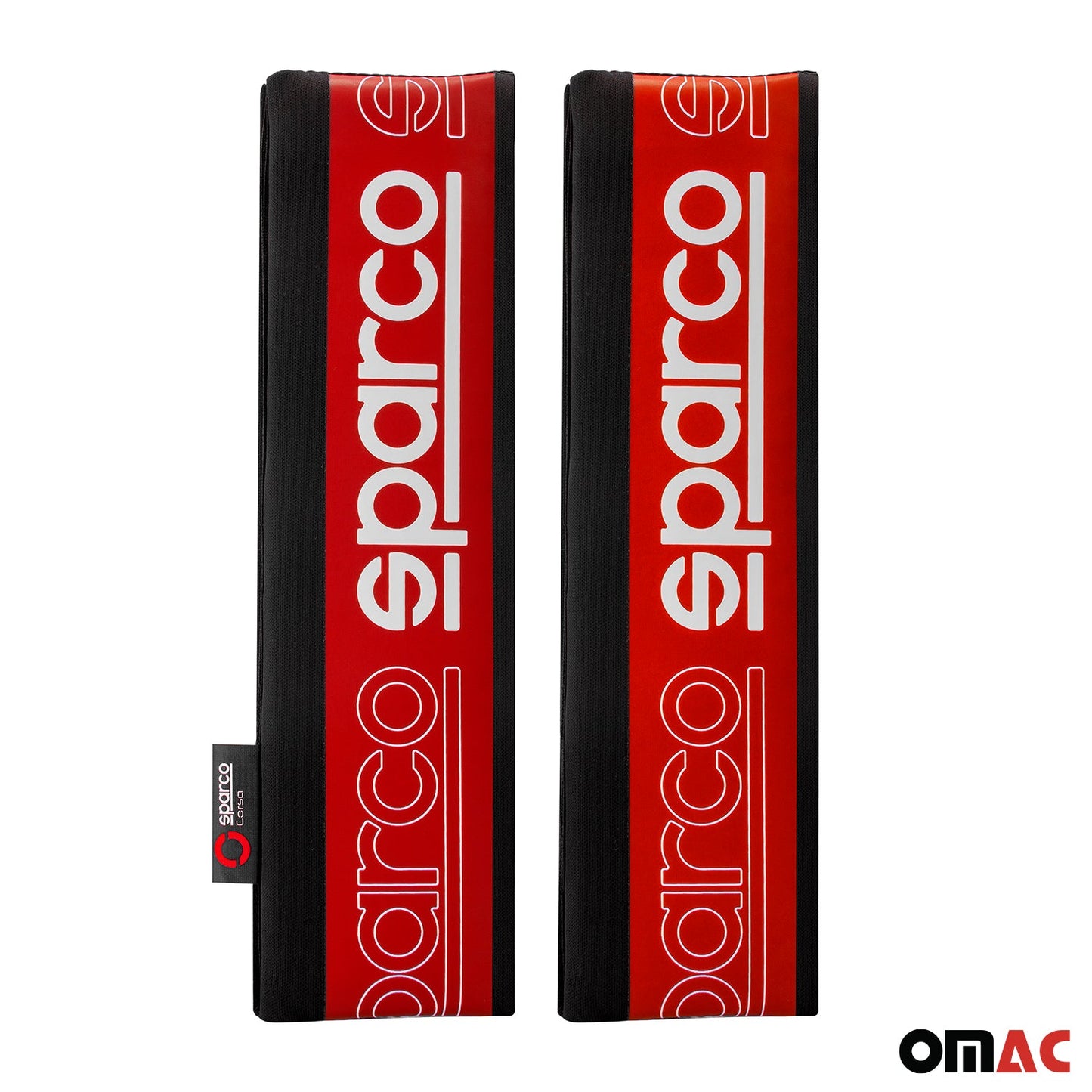 SPARCO Gurtschoner Gurtpolster Sicherheitsgurt Auto Gurtschutz Rot 2x