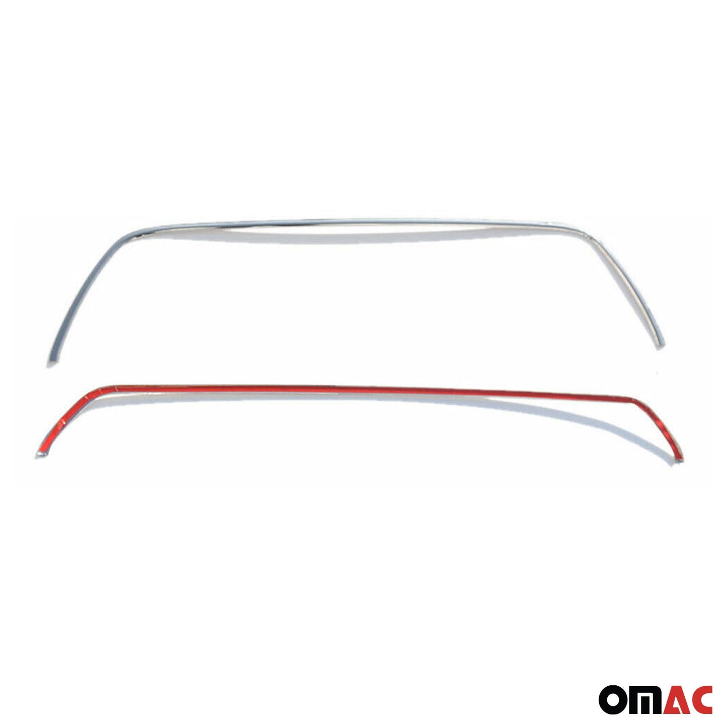 Benzi decorative grilă auto pentru Ford Transit 2014-2024, oțel inoxidabil, argintiu, 2x