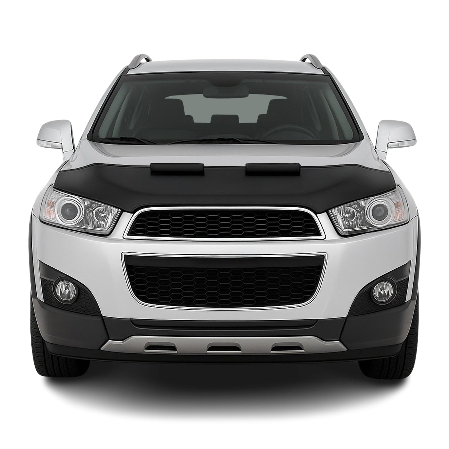 Protecție capotă spate pentru Chevrolet Captiva 2011-2016, jumătate neagră