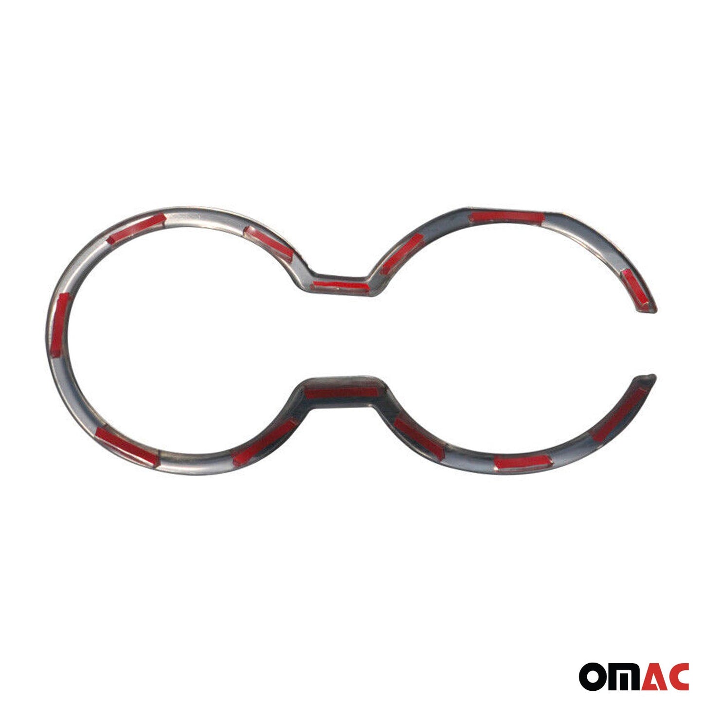 Suport pahar, cadru suport pahar pentru Kia Rio 2011-2017, oțel inoxidabil cromat, 1 buc.