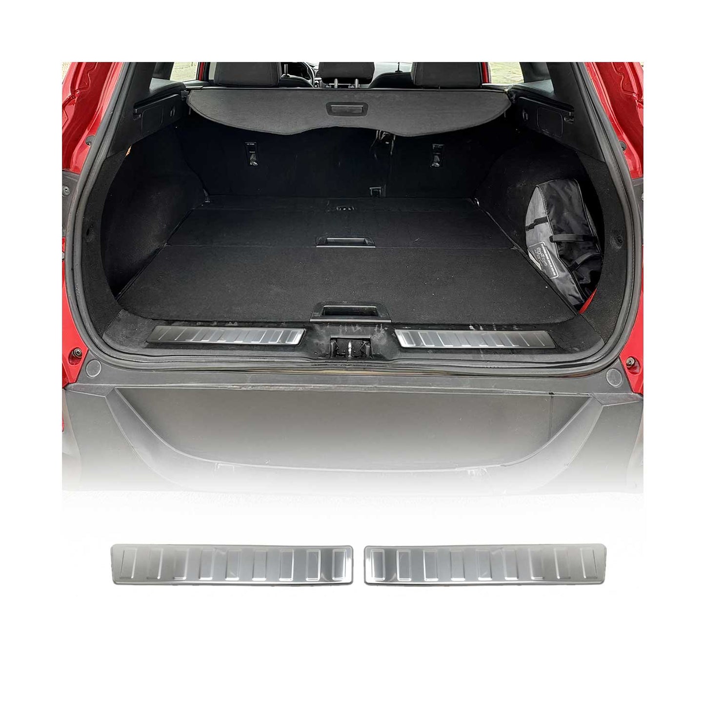 Protecție prag bară de protecție interioară pentru Renault Kadjar 2015-2019, oțel inoxidabil, set 2 piese