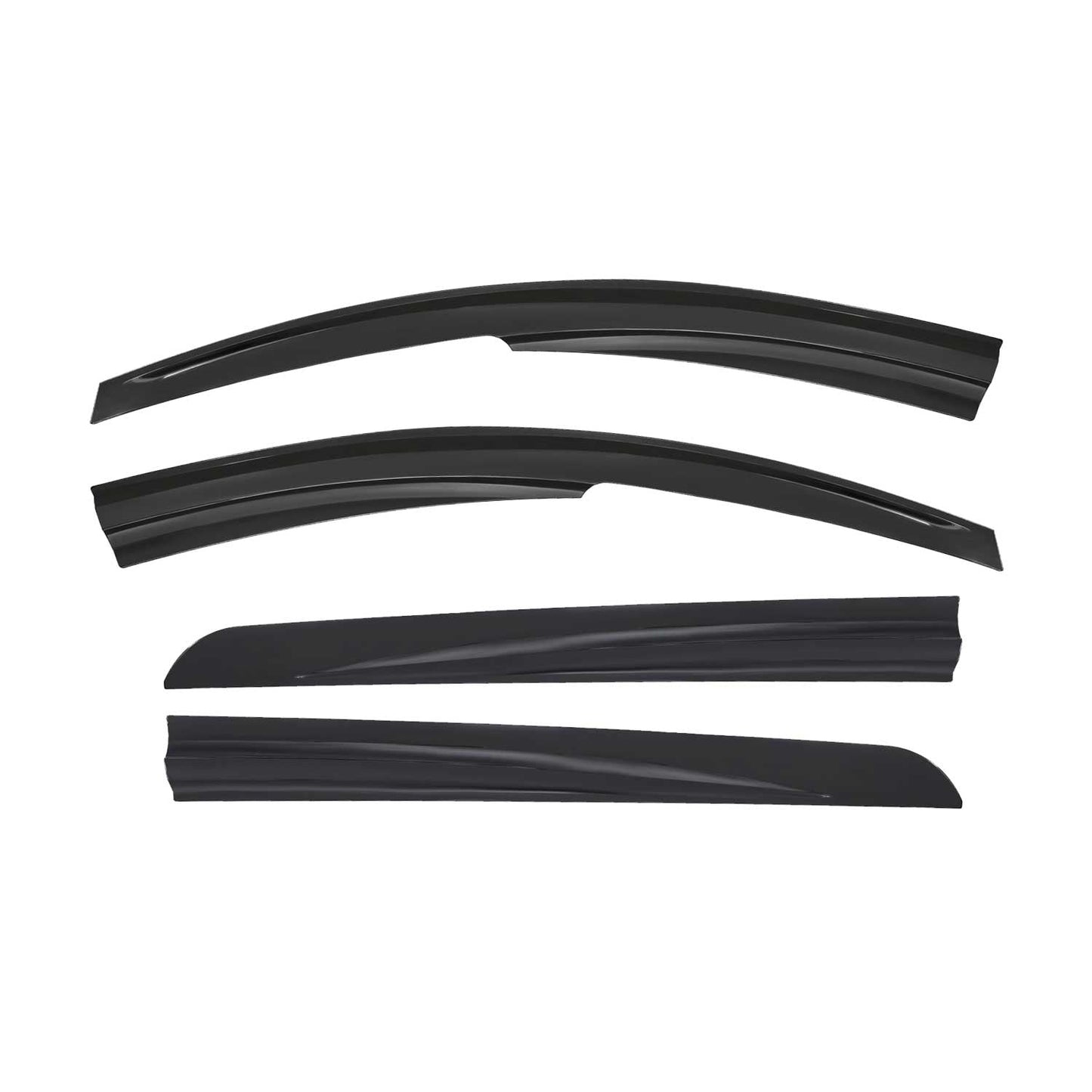 4x Deflectoare de vânt Deflectoare de ploaie pentru Dacia Lodgy 2012-2022 Acril Închis la culoare