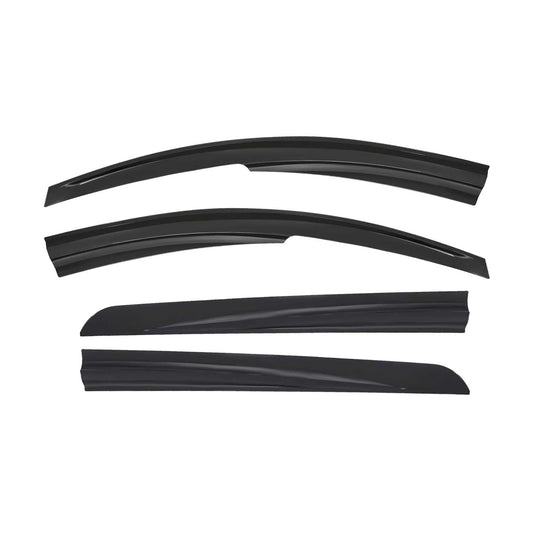 4x Windabweiser Regenabweiser für Dacia Lodgy 2012-2022 Acryl Dunkel