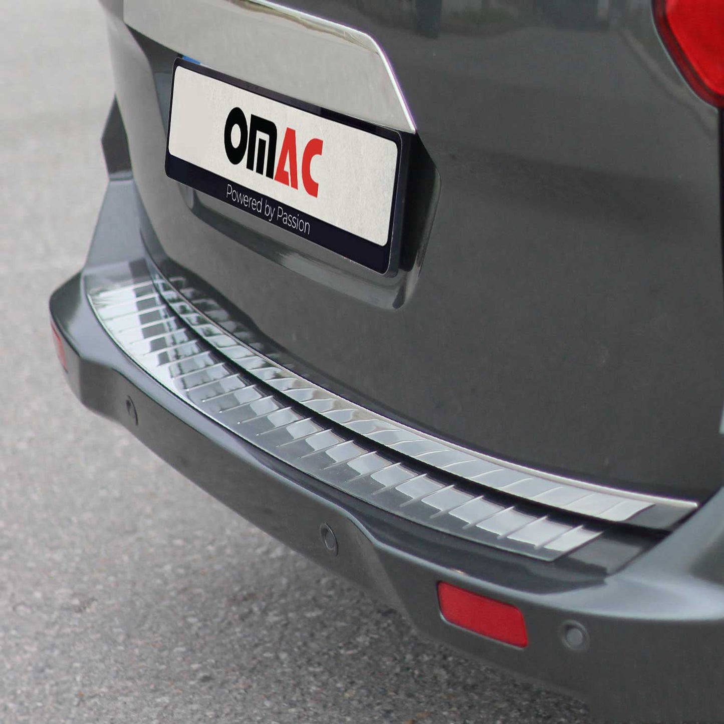 Protecție prag bara spate Renault Clio IV Grandtour 2012-2018, oțel inoxidabil, cromat