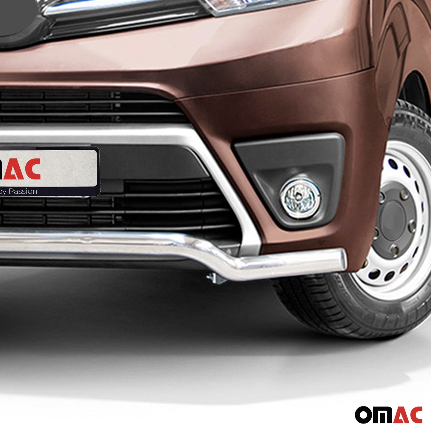 Bară de protecție față, bară de protecție față pentru Toyota Proace 2016-2022, oțel, omologată ABE, argintiu