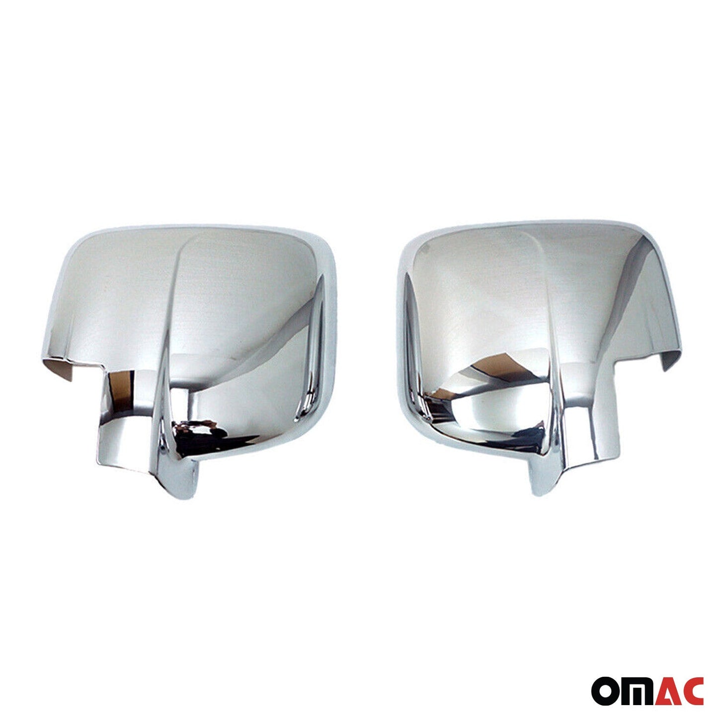 Capace/carcase oglinzi retrovizoare pentru Nissan NV300 2016-2024, cromate, ABS argintii, set 2 piese