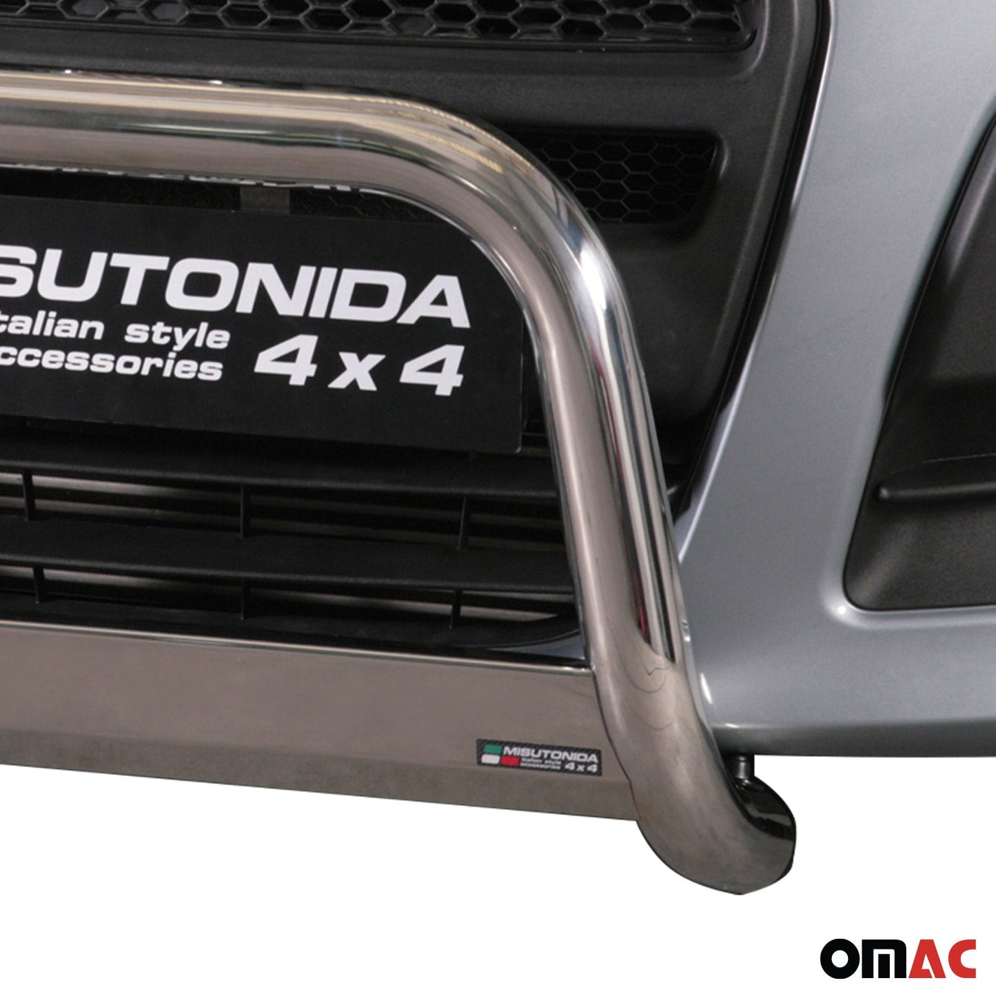 Frontbügel Frontschutzbügel für Fiat Doblò 2010-2015 ø63mm Stahl Silber Schutz