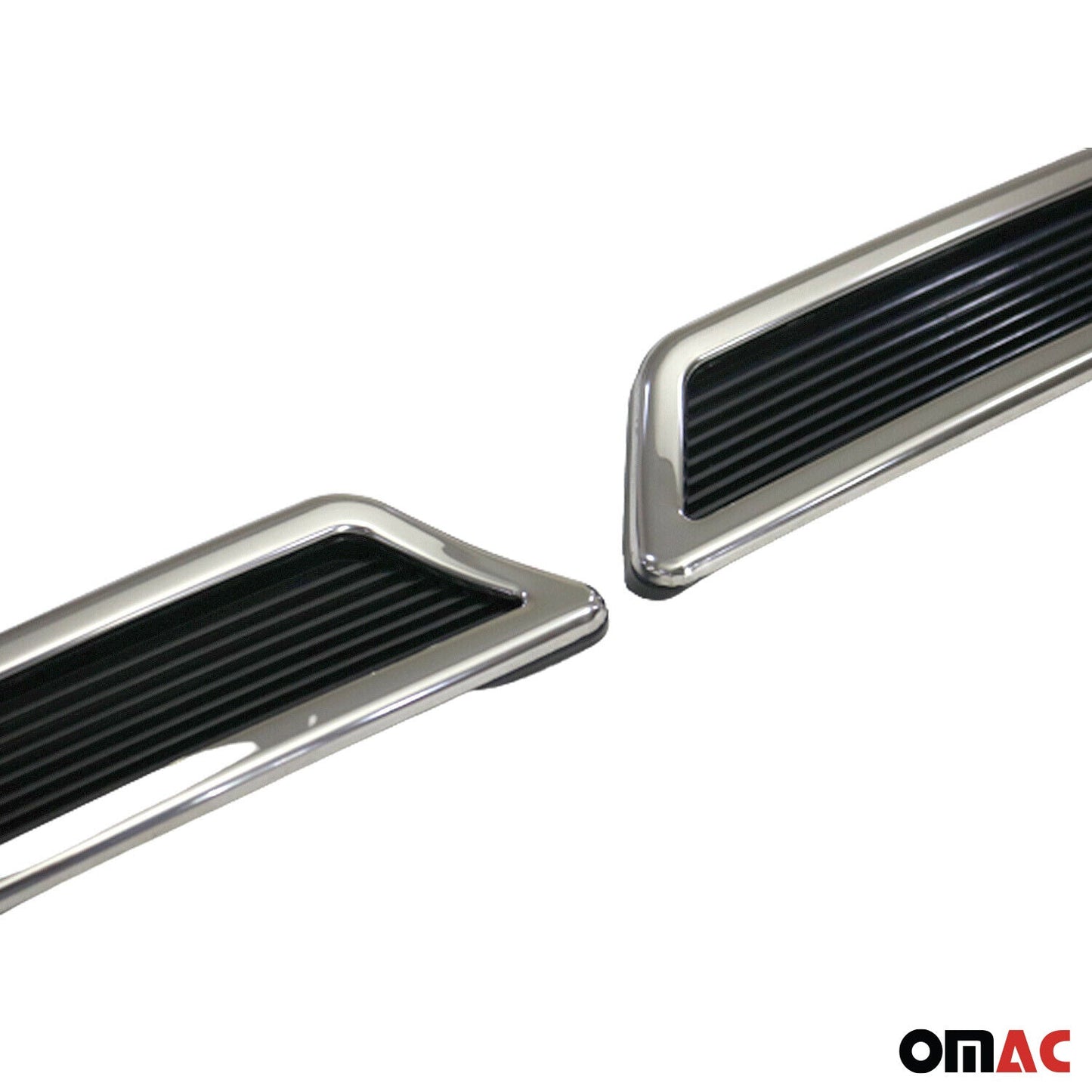 Stoßstangen Diffusor Auspuffrahmen für Renault Megane 2016-2025 Edelstahl Silber