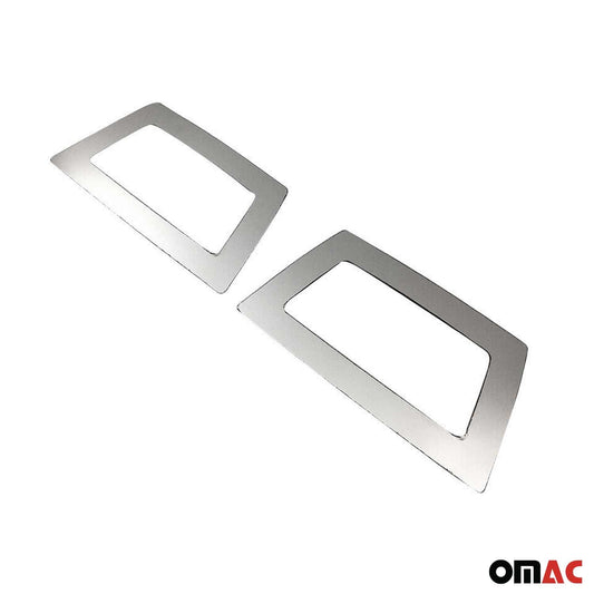 Blinkerrahmen Signalblende Blinker für Chevrolet Orlando Edelstahl Silber 2x