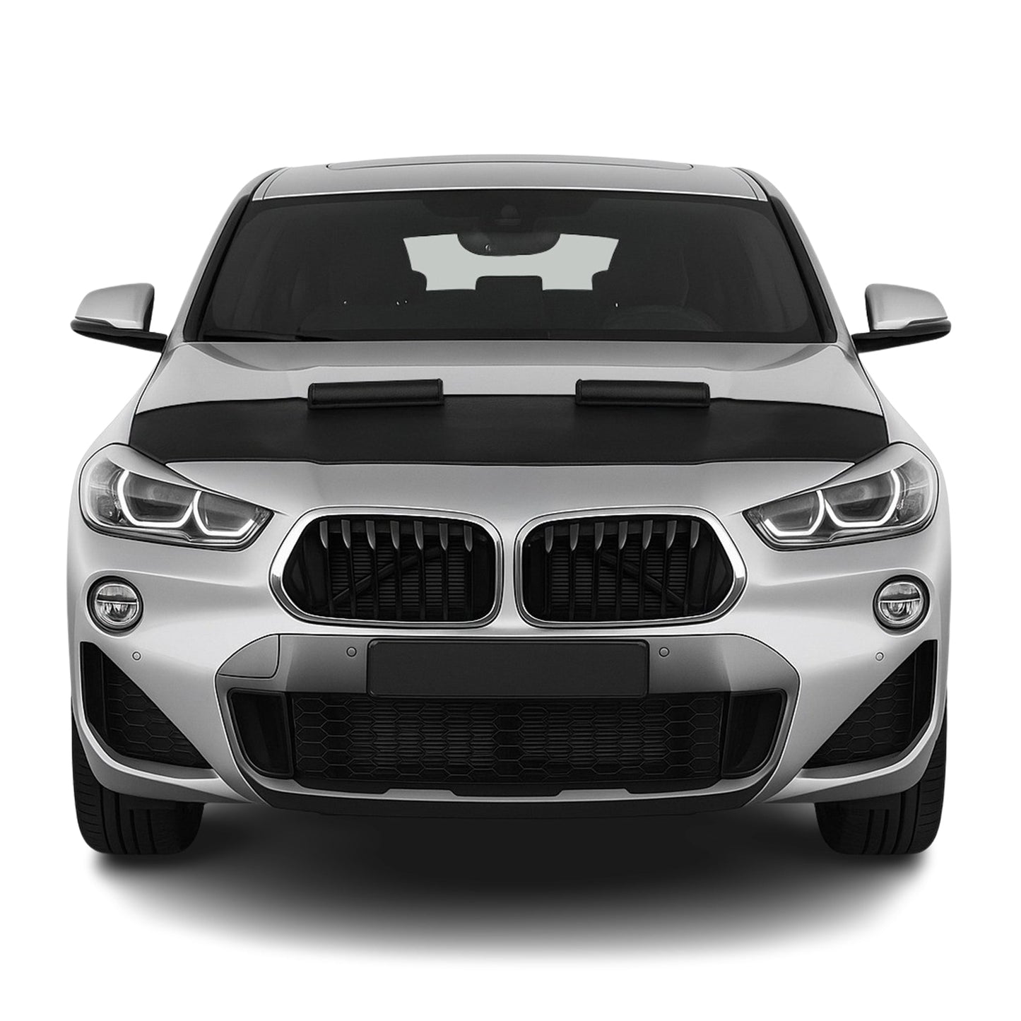 Protecție capotă anti-ciobire pentru BMW X2 F39 2018-2023, jumătate neagră