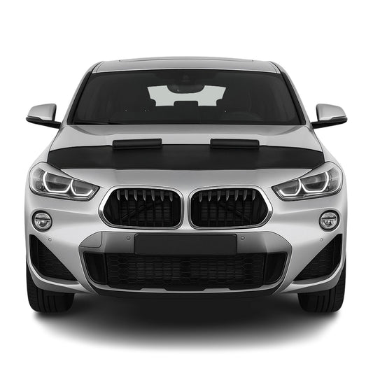 Protecție capotă anti-ciobire pentru BMW X2 F39 2018-2023, jumătate neagră