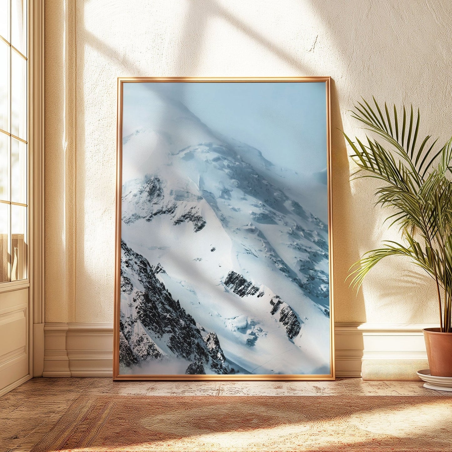Aiguille Du Midi Triptych Winterdruck - Auflage 150 Größe 40x60 Cm