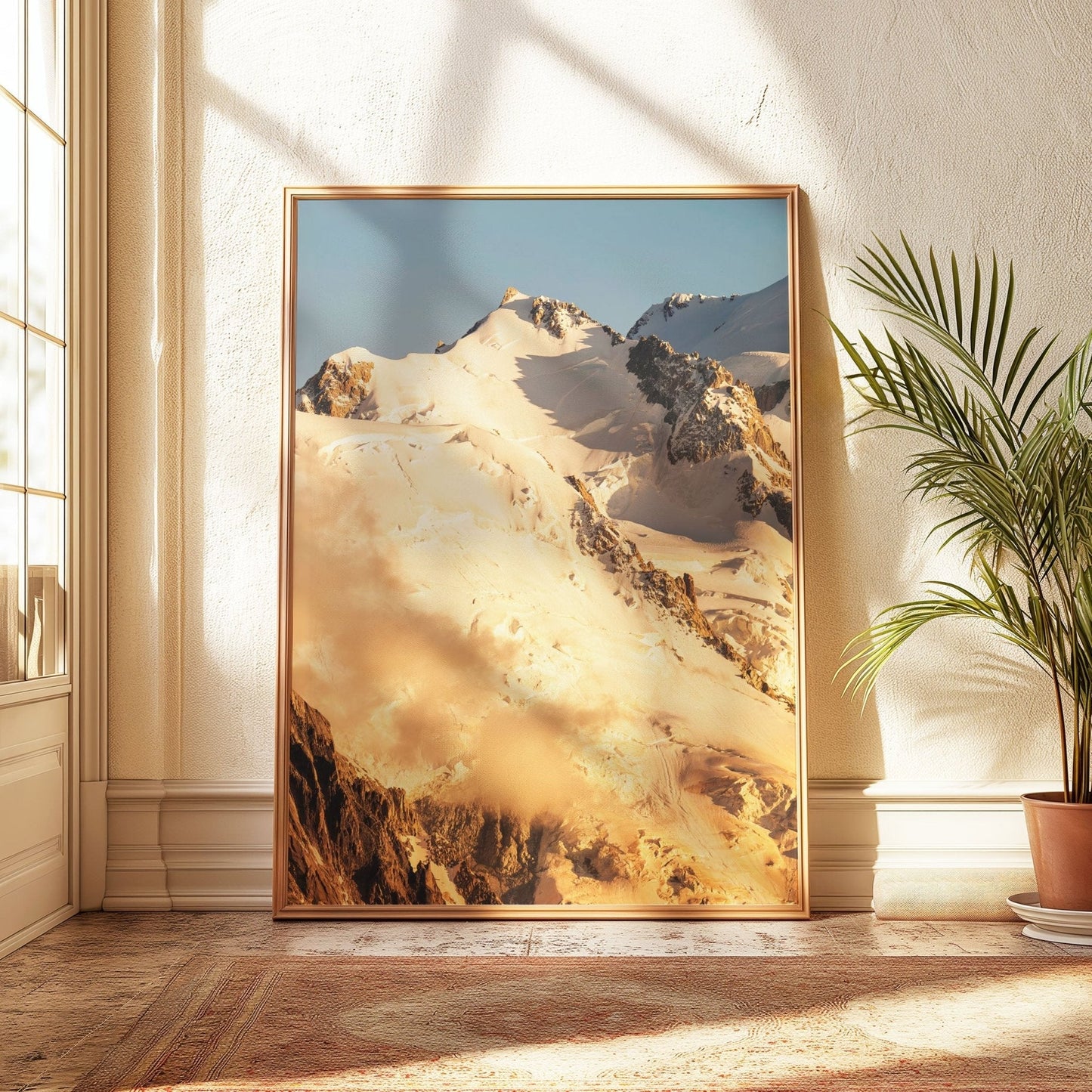 Aiguille Du Midi Triptychon Sonnenaufgang - Format 30x40 cm 200 g/m²