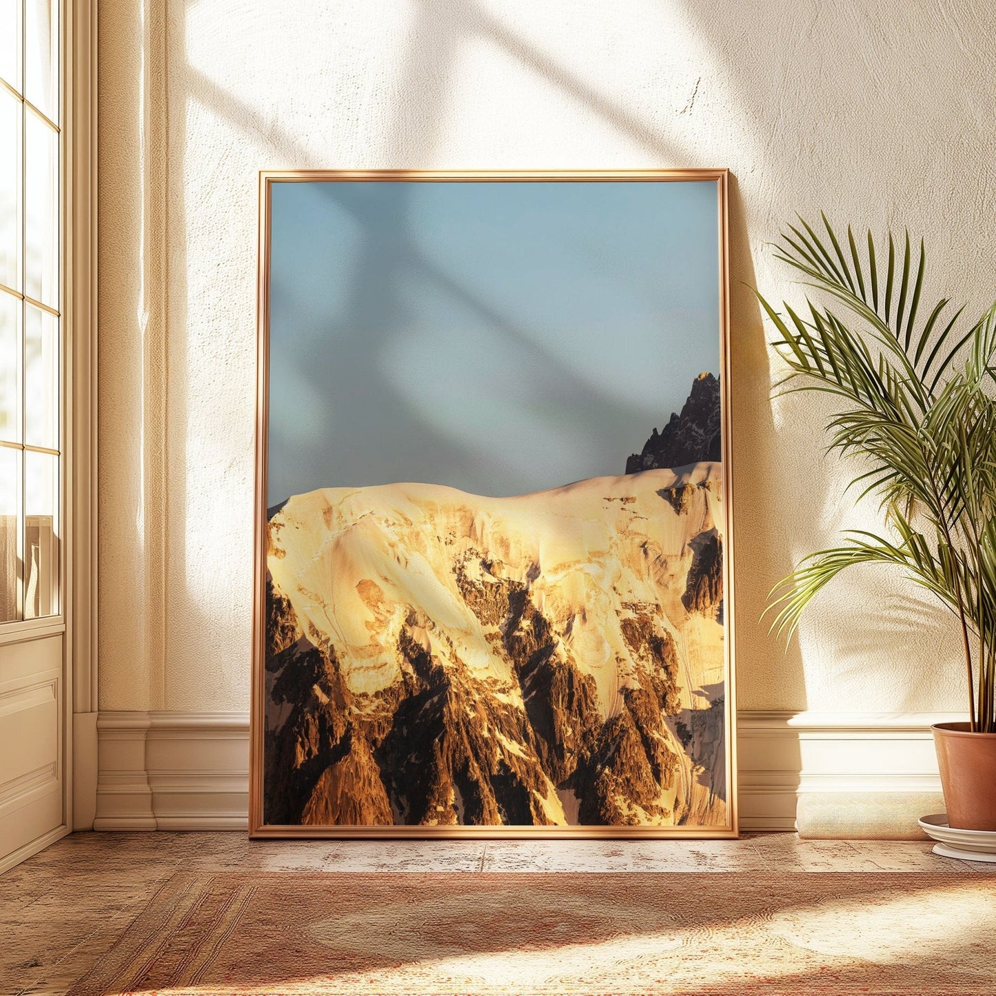 Aiguille Du Midi Triptychon Sonnenaufgang - Format 30x40 cm 200 g/m²