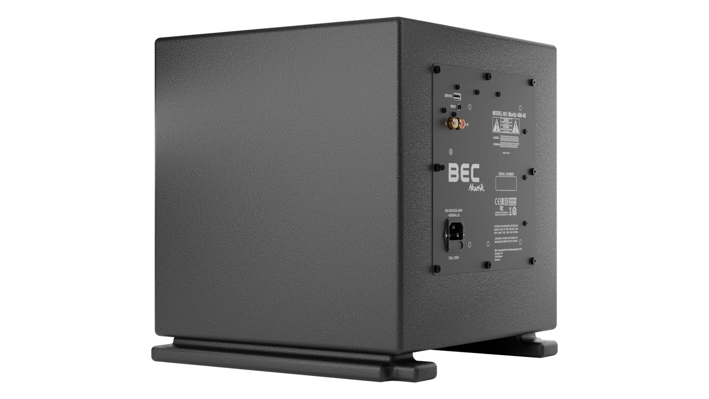 BEC Akustik Subwoofer Moritz 400-40 – 400 Watt self-powered Subwoofer mit DSP