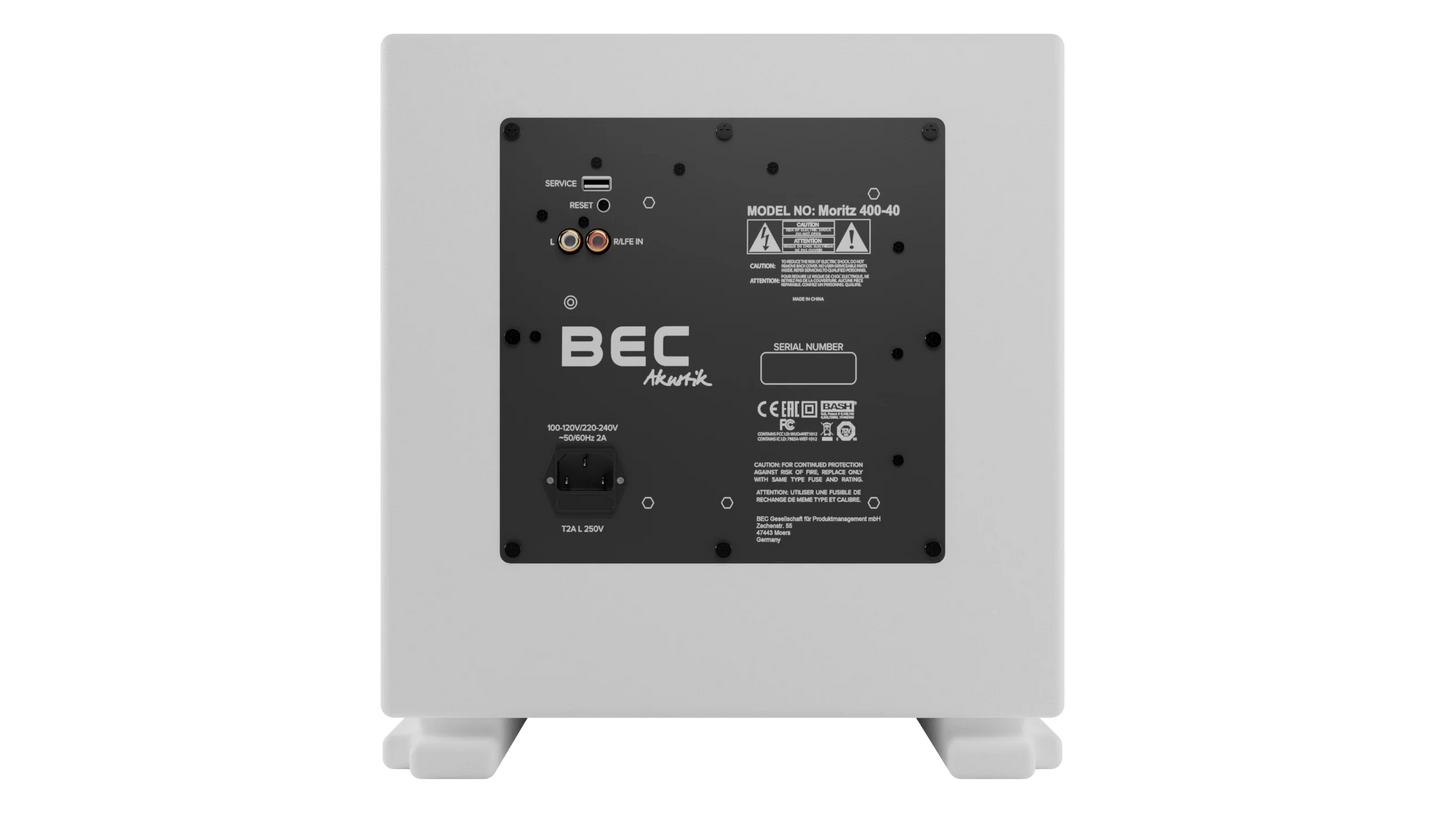 BEC Akustik Subwoofer Moritz 400-40 – 400 Watt self-powered Subwoofer mit DSP
