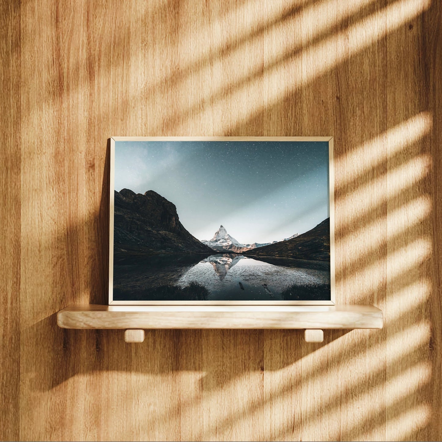 Matterhorn Riffelsee Nachtfotografie - 200 g m2, 300 dpi, A4