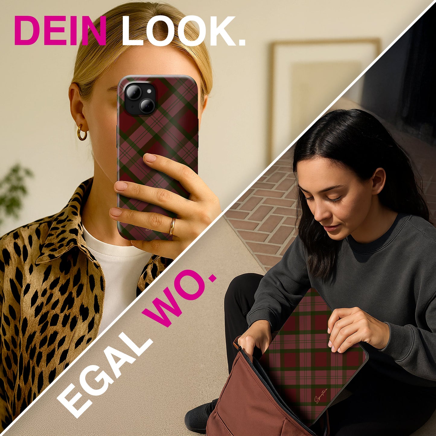 Husă Oxford pentru iPhone 16 Plus - Protecție Signature, Material piele, Subțire și ușoară, Potrivire perfectă