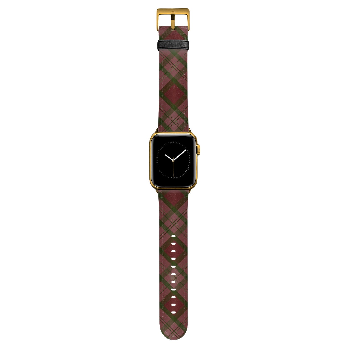 NALIA Oxford Armband - Größe 42-49mm Leder Kompatibel Series 1-3