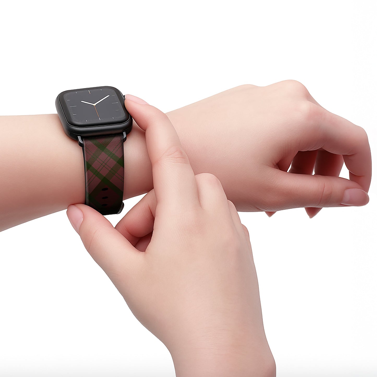 NALIA Signature Oxford Armband - Größe 38-41mm Und 42mm Kompatibel Apple Watch Serie 10