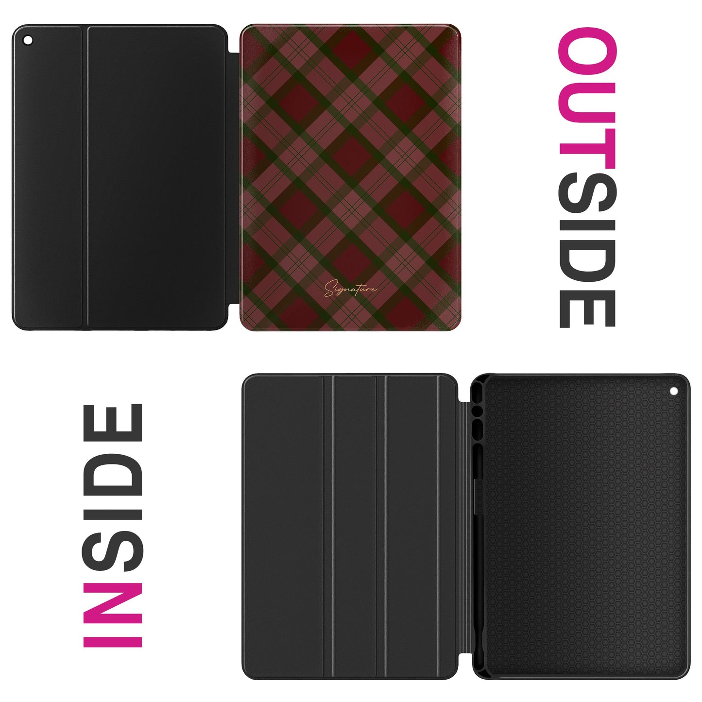 NALIA Oxford Hülle - Signature Design Premium Kapazität 2 Kartenfächer, Größe 10,2 Zoll