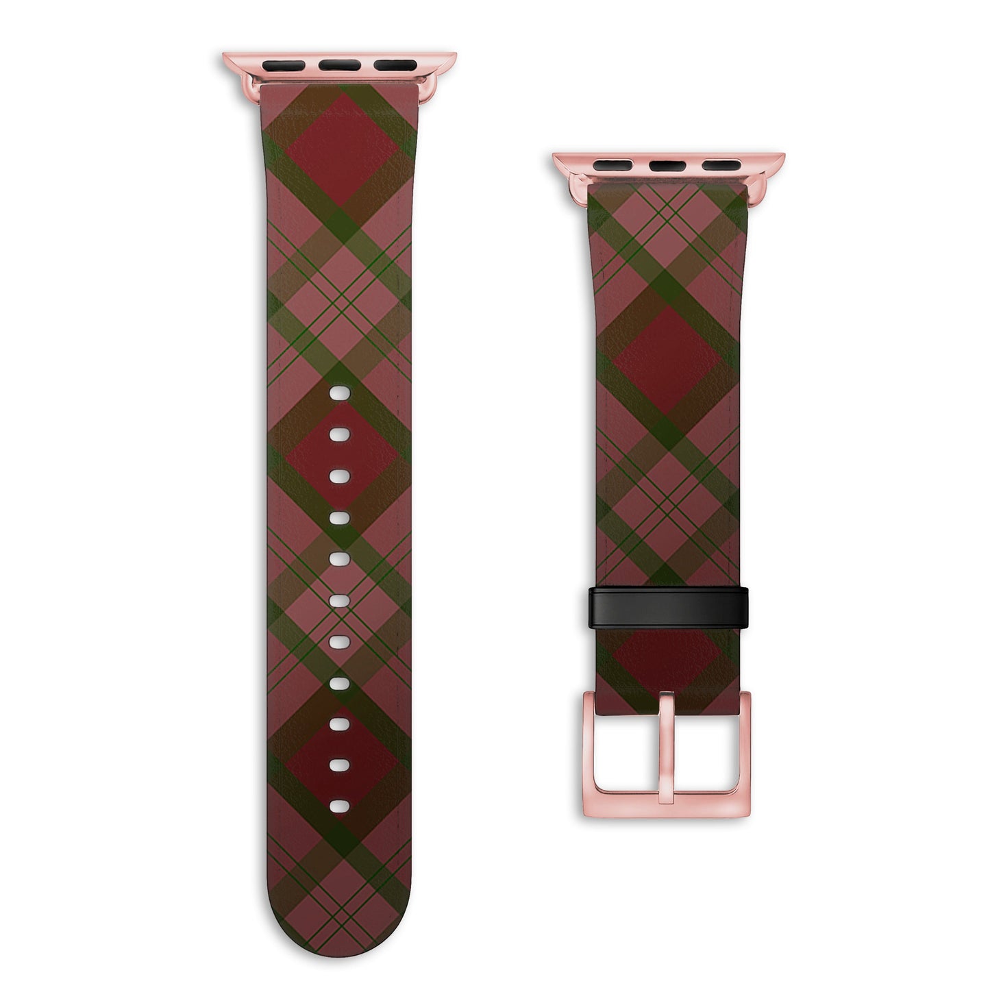 NALIA Oxford Armband - Größe 42-49mm Leder Kompatibel Series 1-3