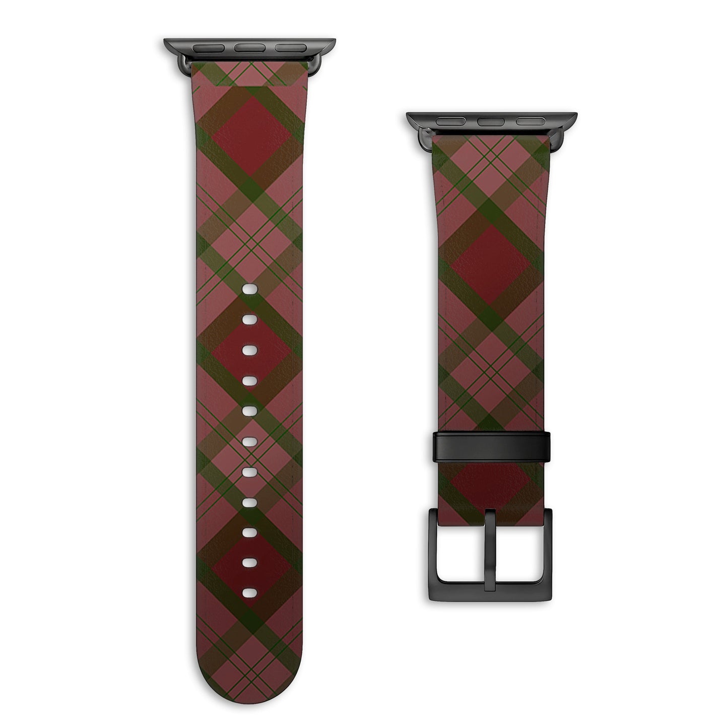 NALIA Oxford Armband - Größe 42-49mm Leder Kompatibel Series 1-3