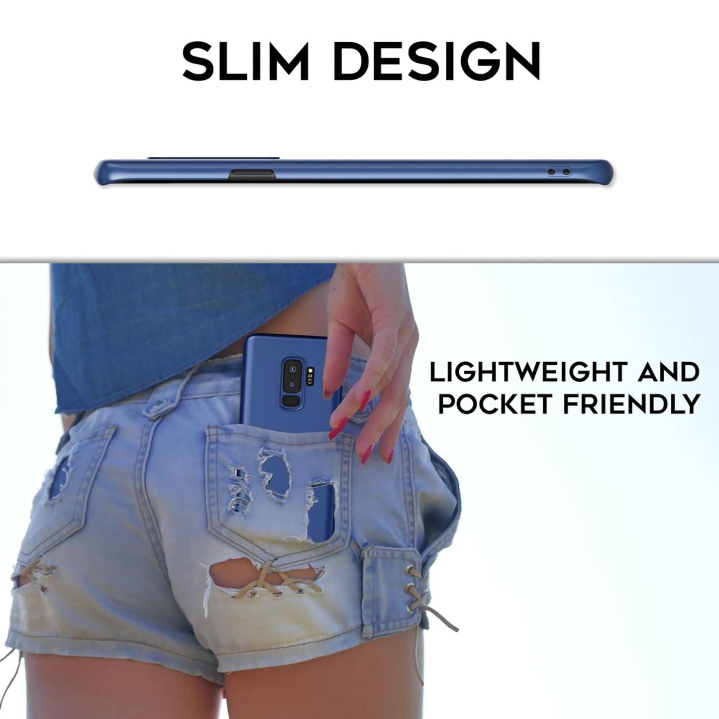 Samsung Galaxy S9 Plus Handy Hülle von NALIA, Dünne Schutzhülle Cover Hard Case