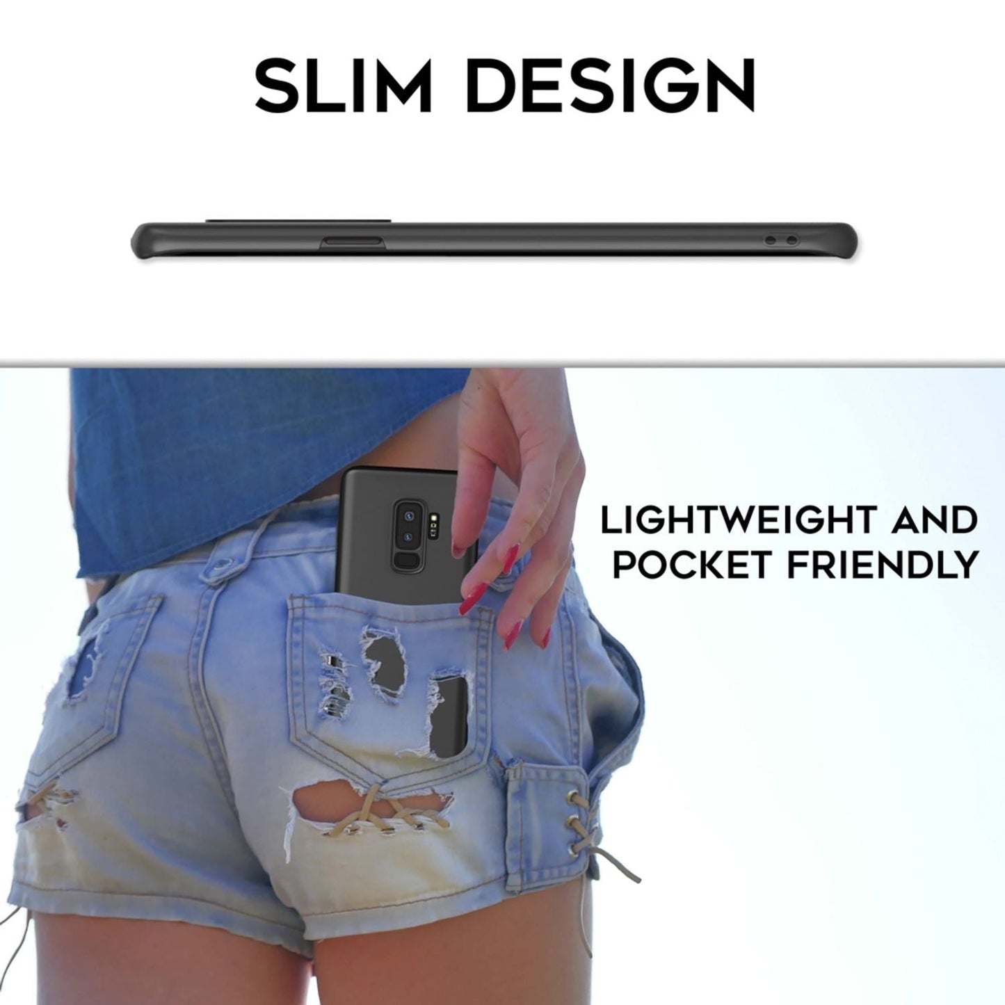 Samsung Galaxy S9 Plus Handy Hülle von NALIA, Dünne Schutzhülle Cover Hard Case