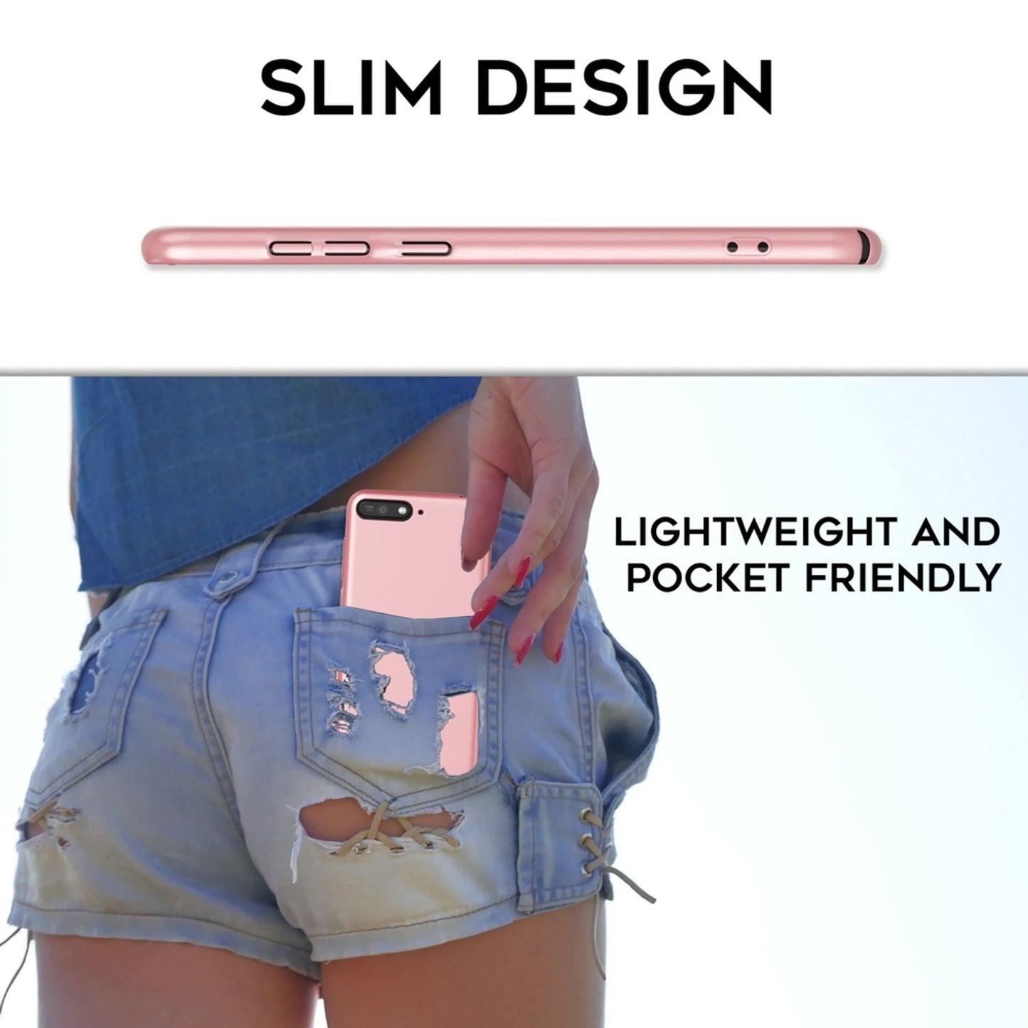 NALIA Huawei Y6 2018 Dünne Hülle - 0,5 mm Dicke Ultraleicht Kratzschutz Passgenau