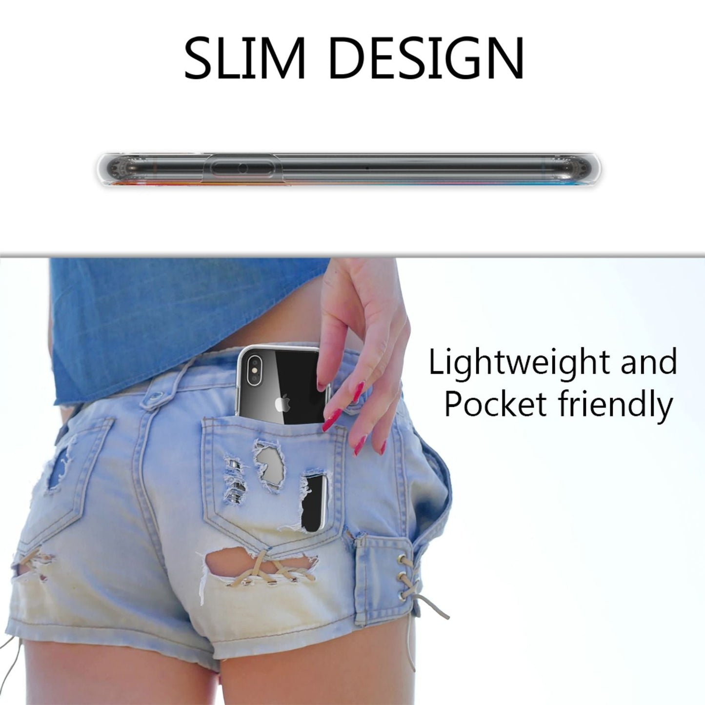 NALIA 360Guard Transparente Handyhülle Rundumschutz - Größe XS Max, Material Transparent, Schutzgrad 360