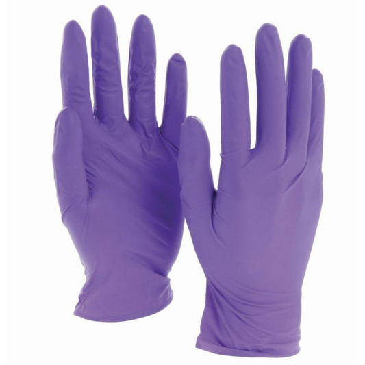 Einweghandschuhe Nitril Lila M/L/XL – Nitrylex Classic