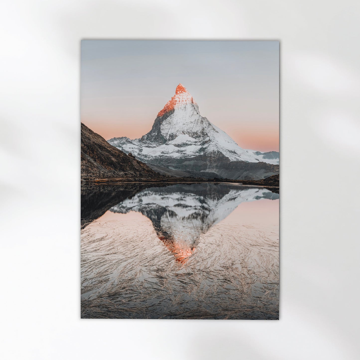 Matterhorn Riffelsee Sonnenaufgang - Papiergewicht 200 g/m², Größen 11x14 18x24