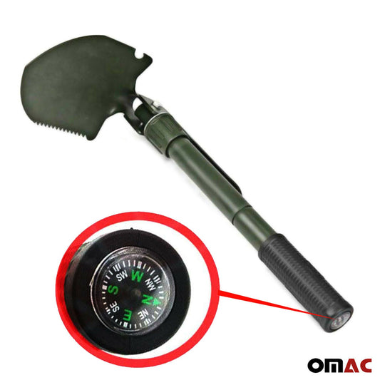 Multifunktions Klappspaten mit Kompass Tasche Spaten Garten Hacke Säge Outdoor