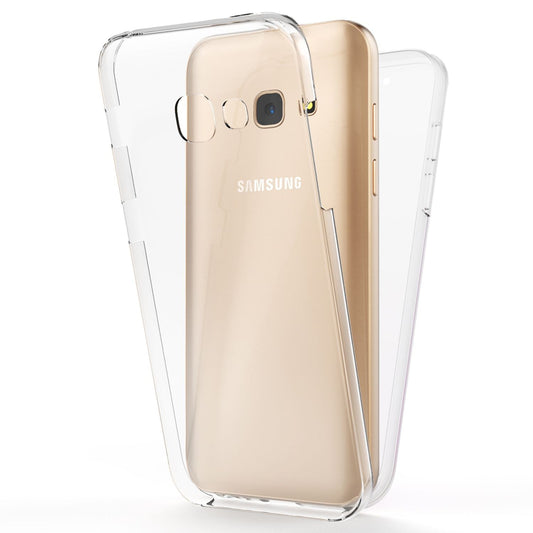 NALIA 360 Grad Handy Hülle Transparent - Vollschutz Passgenau Für Samsung Galaxy A5