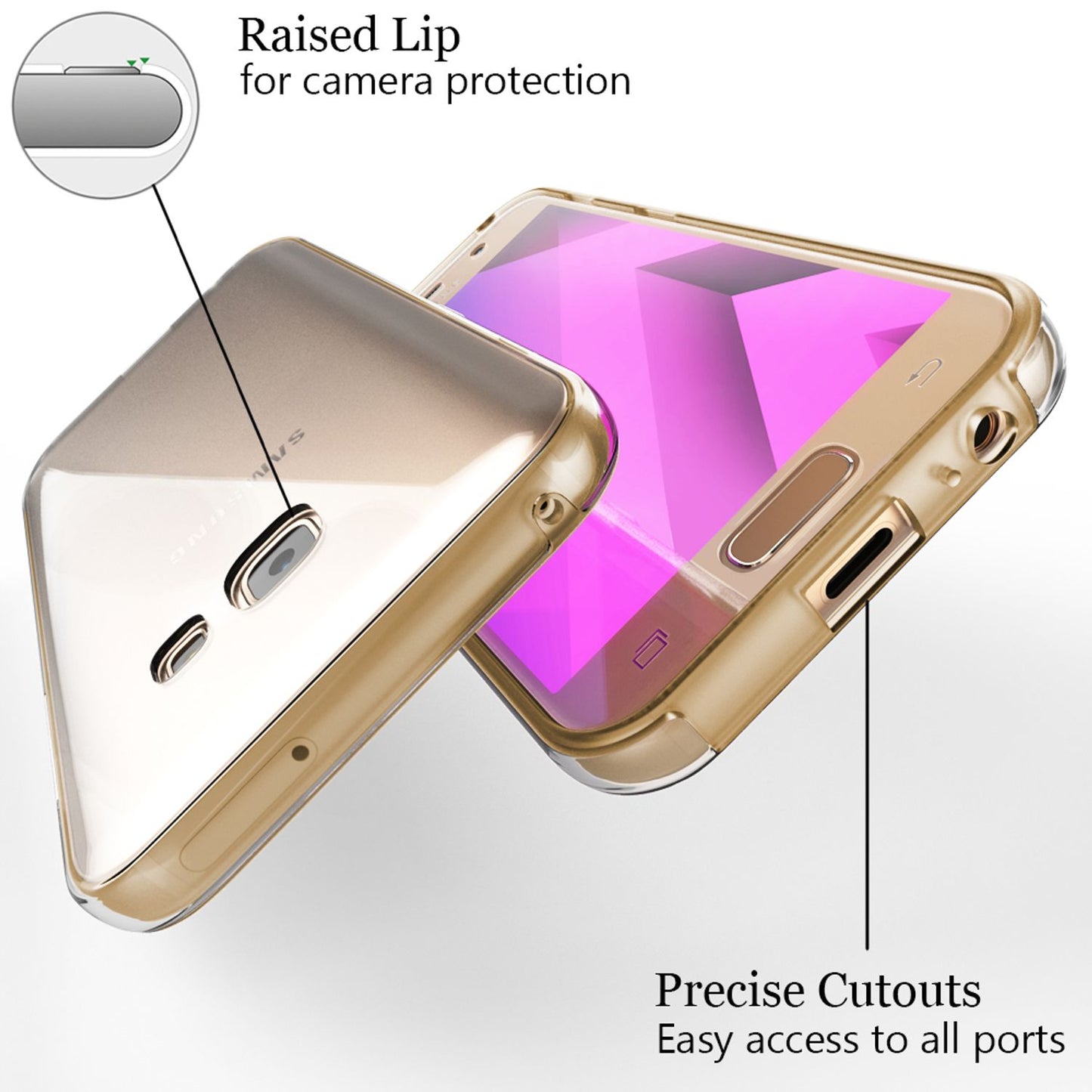 NALIA 360 Grad Handy Hülle Transparent - Vollschutz Passgenau Für Samsung Galaxy A5