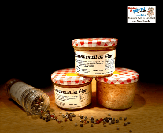 Schweinemett im Glas