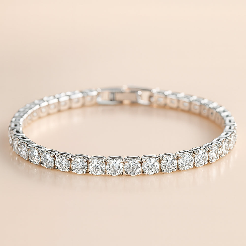 Brățară din argint 925, brățară tenis cu zirconiu cubic, 19cm