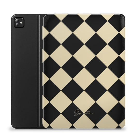 NALIA Soho Hülle Checkerboard-Design - Kapazität 11 Zoll, Leistung Magnetverschluss, Größe iPad Pro 11