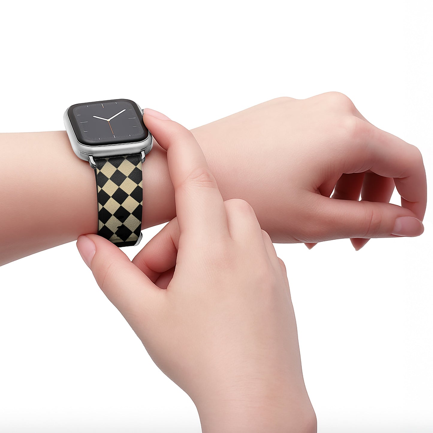 NALIA Soho Armband Kunstvolles Design - Größenbereich 42mm und 44-49mm, Kompatibel Apple Watch Serien 1-3