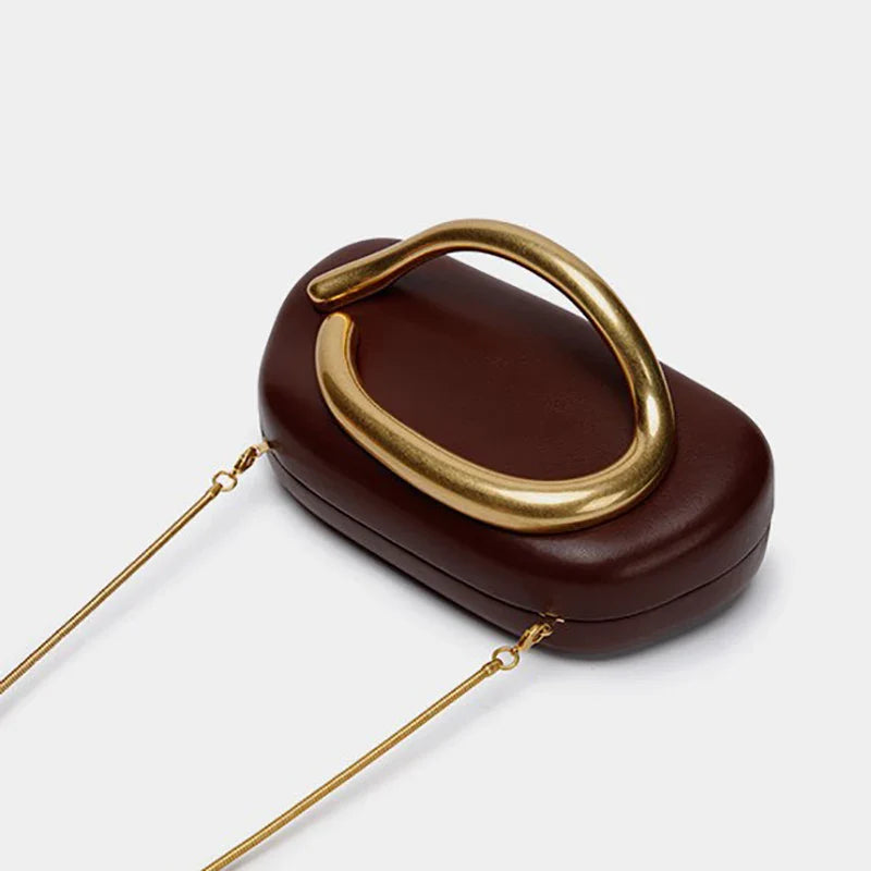 stylish mini chain purse women retro shoulder bag