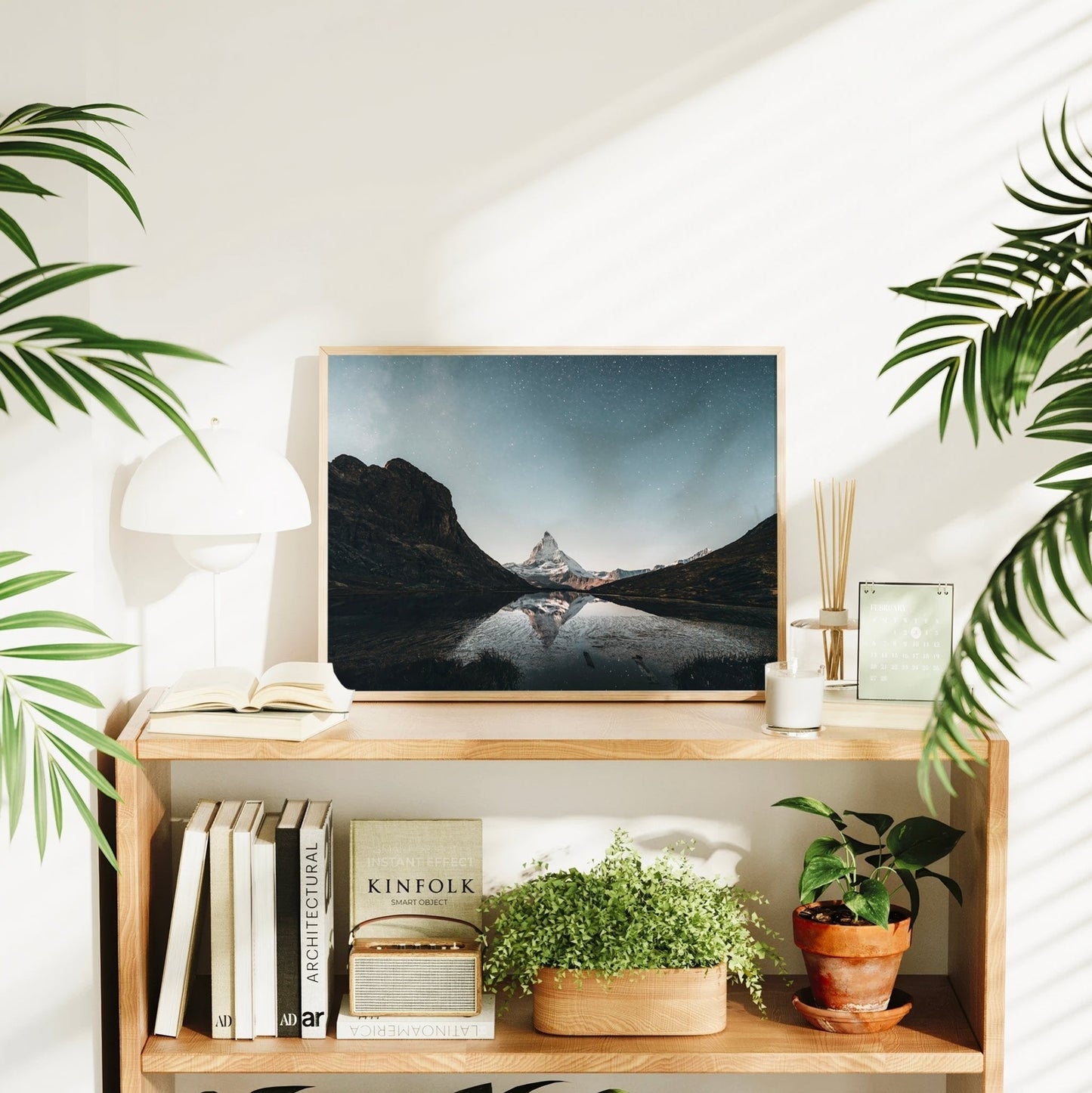 Matterhorn Riffelsee Nachtfotografie - 200 g m2, 300 dpi, A4