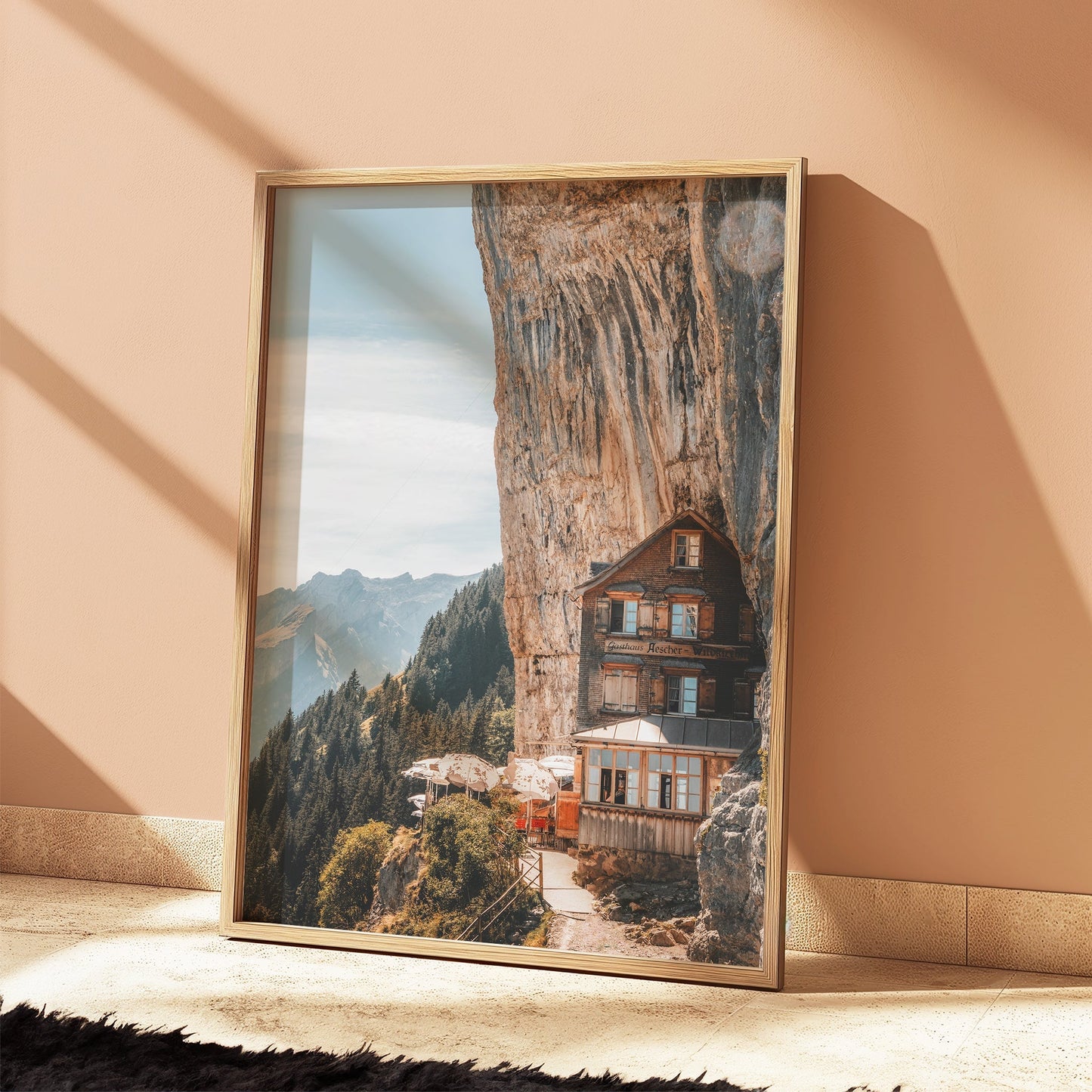 Aescher Guesthouse Appenzell Wandbild - Größen 11x14, 16x20, 18x24