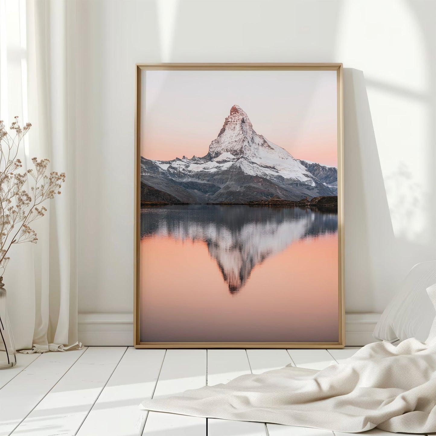 Matterhorn Stellisee Druck Premium Matte Fine Art - Format 30x40 cm 200 g/m2